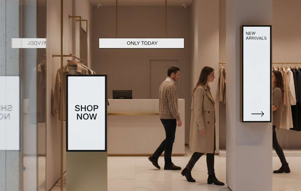 7 Compelling Retail Signage Ideas for Your Store 10 remember that less is more