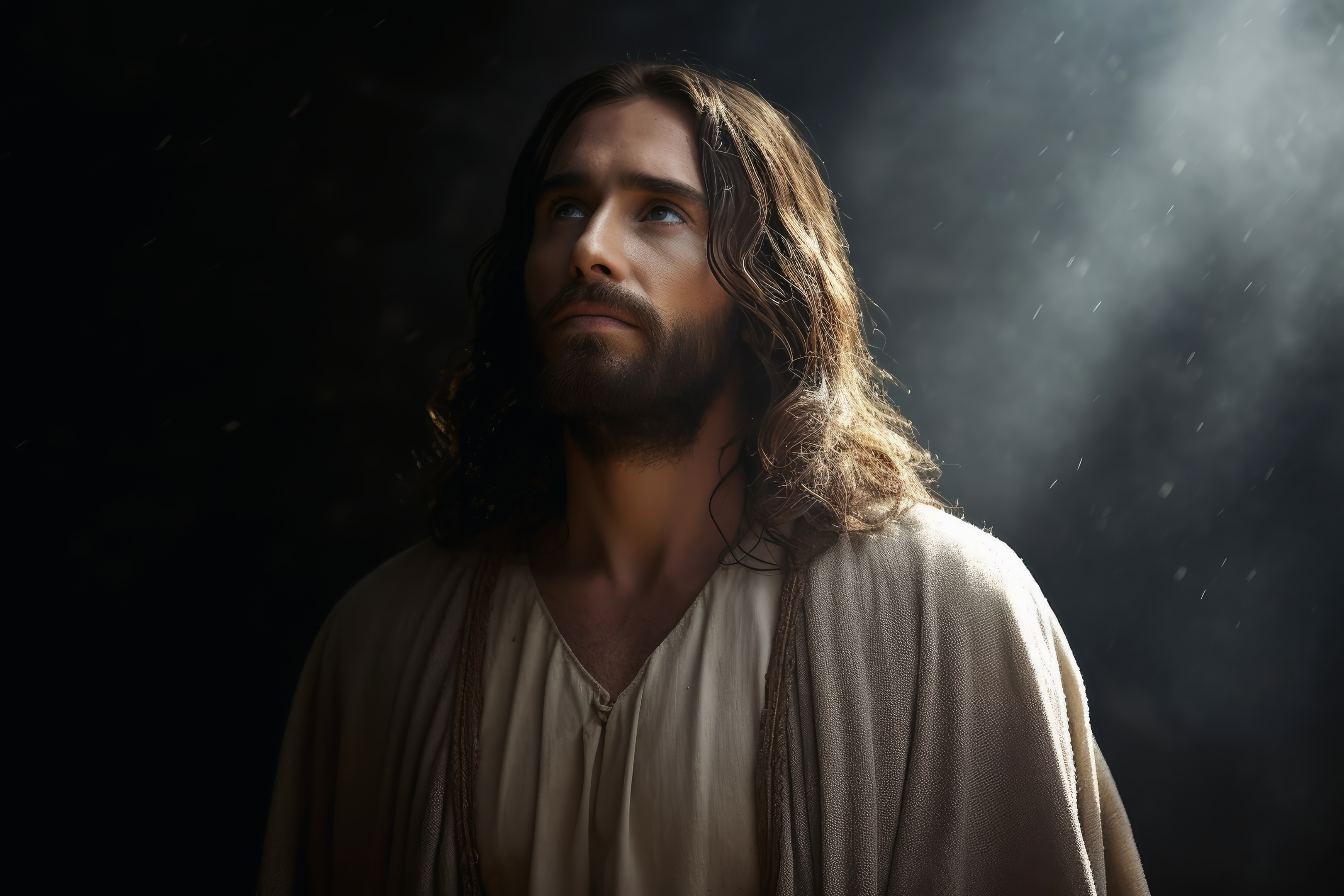 An image depicting Jesus Christ, representing the justice of God in the New Testament.