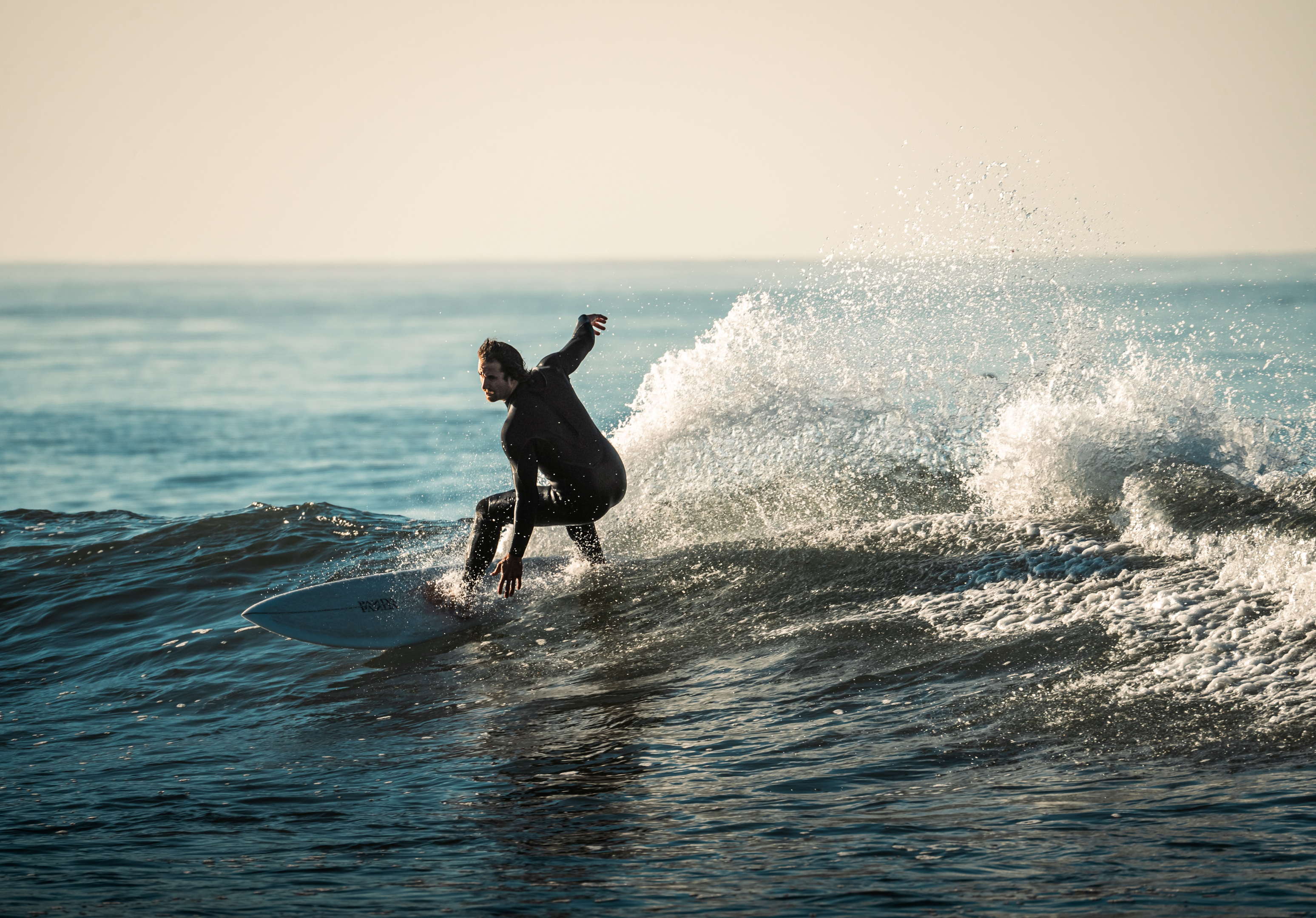 Surfing in Santa Monica, Los Angeles, CA. Photo by Venti Views