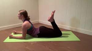 Prone on Elbows with Knee Flexion - YouTube
