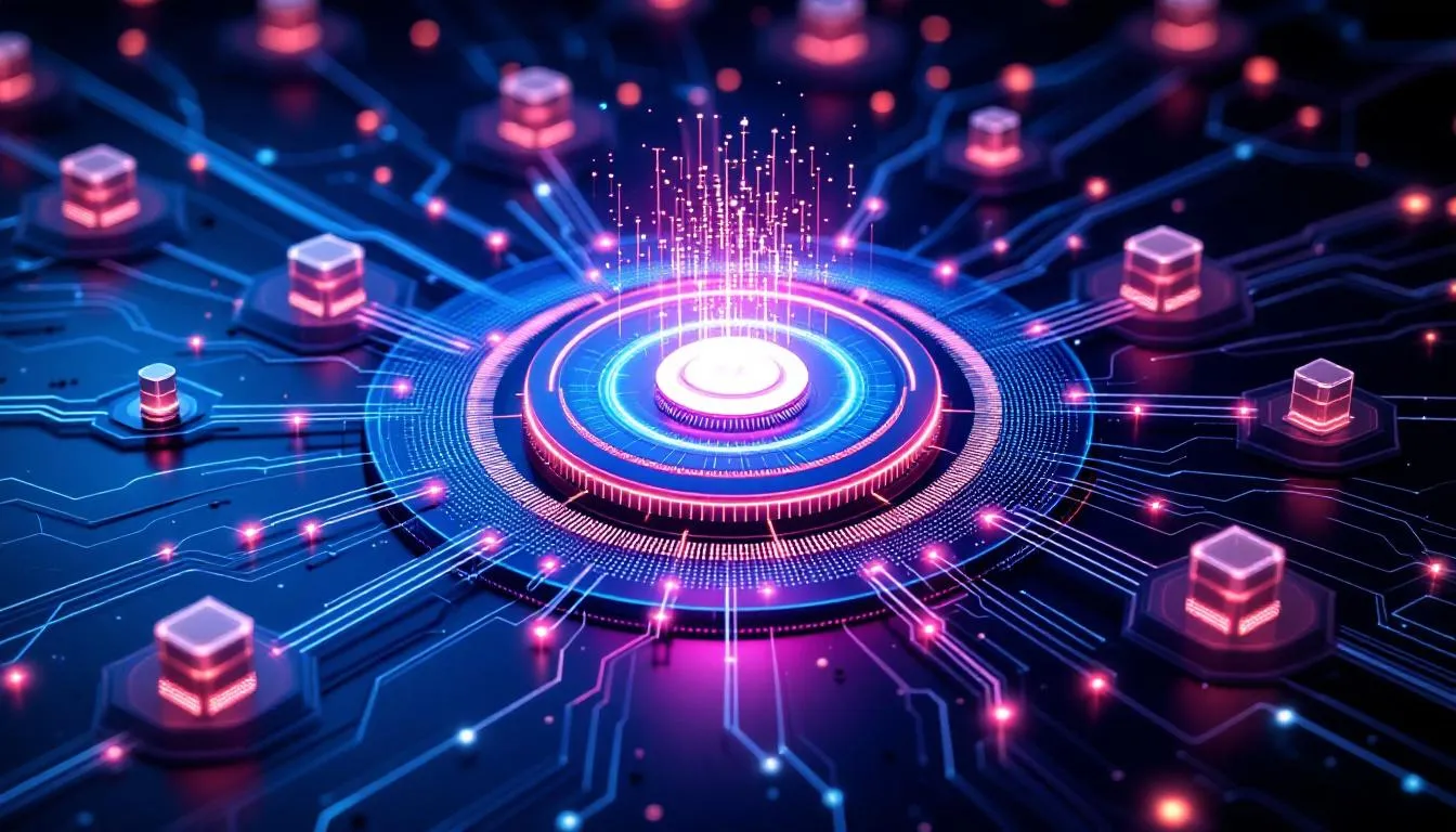 An image symbolizing centralized data governance and security.