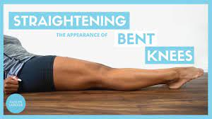 STRAIGHTEN BENT KNEES: 5 Dancer Tips for Stretching, Strengthening, and Lengthening Your Leg Lines - YouTube