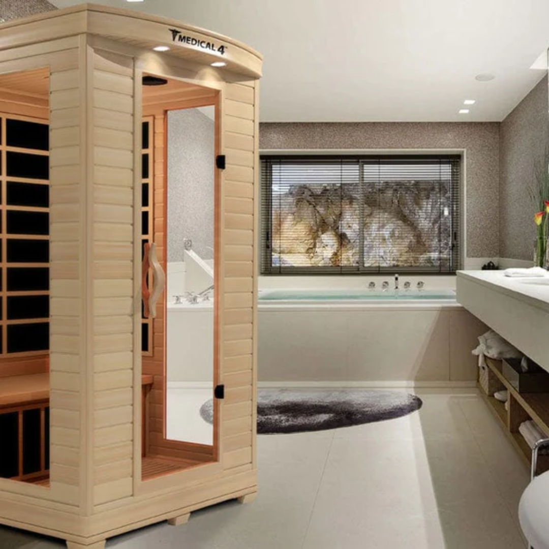 Medical 4 Version 2.0 Full Spectrum Sauna with free shipping from Airpuria.