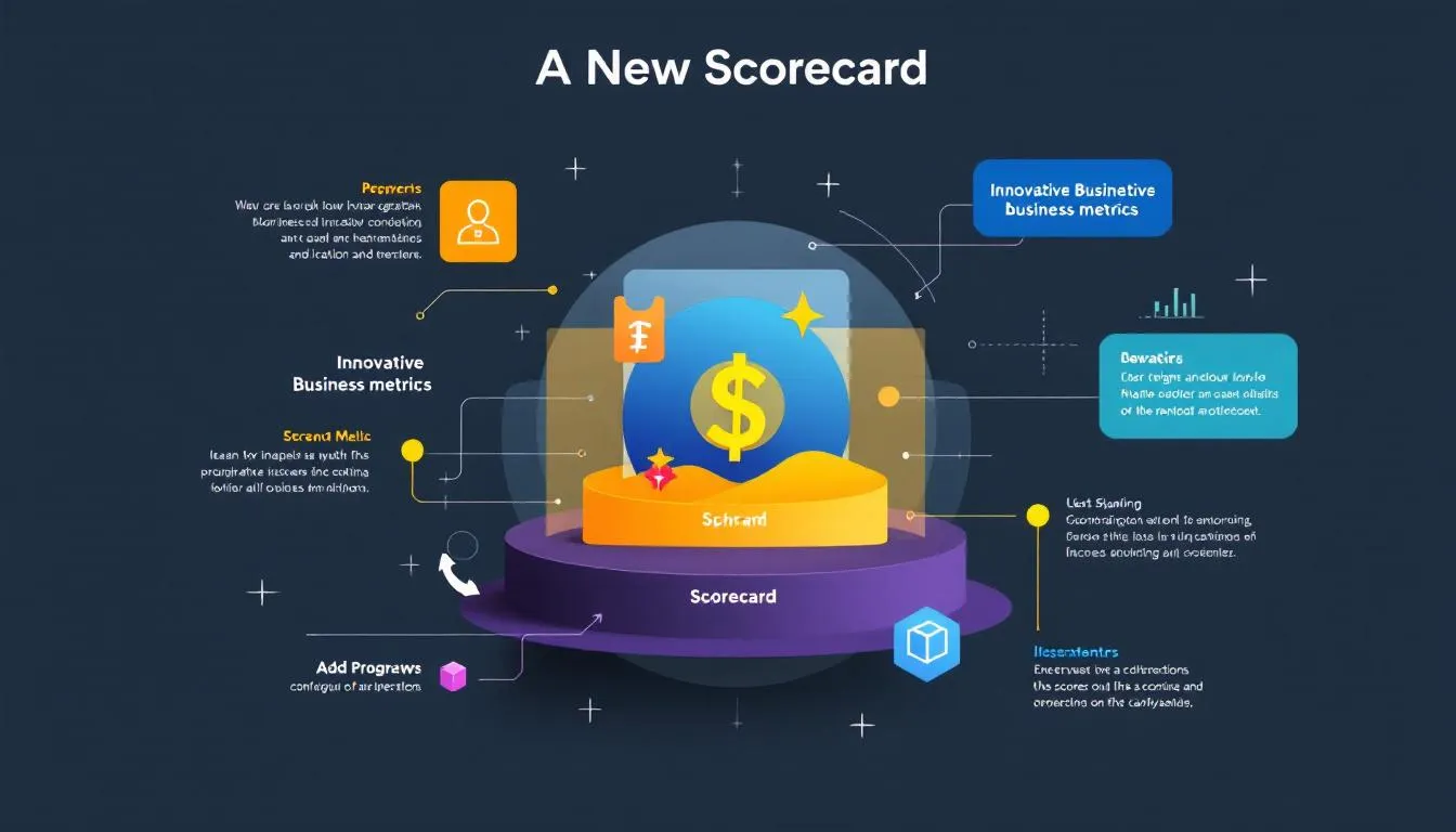 A visual representation of the key components of the new scorecard.