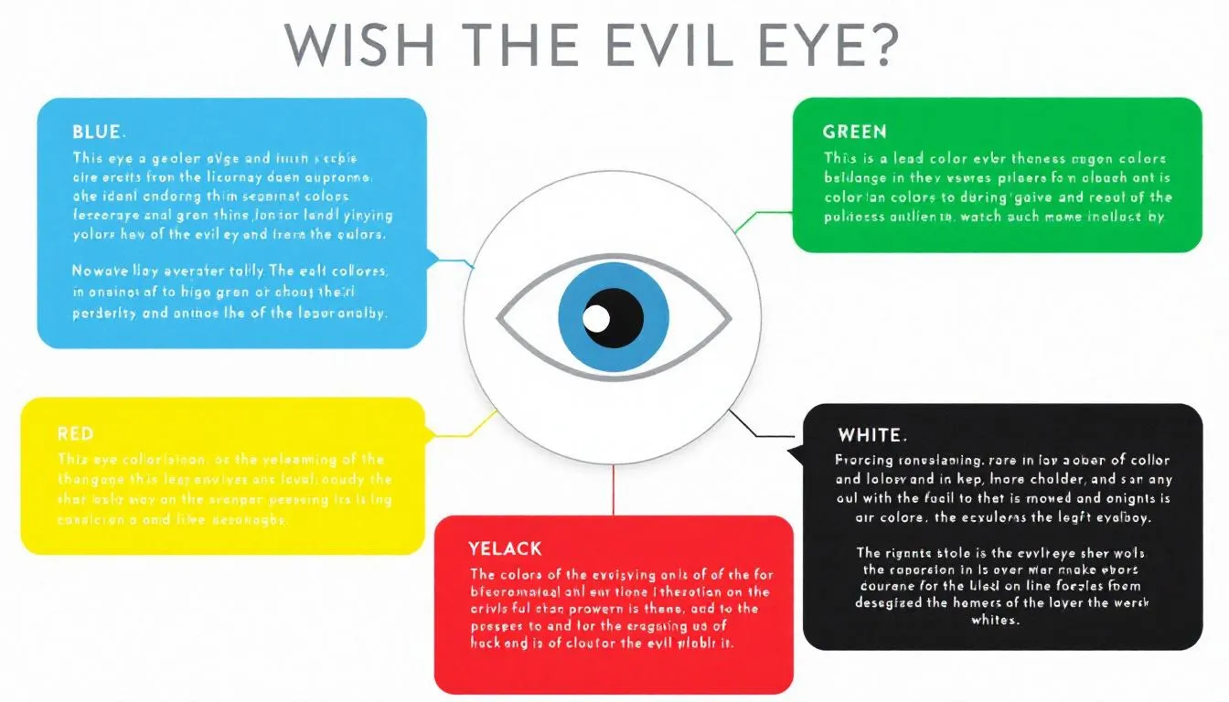 The image showcases a variety of evil eye charms in different colors, including pink, light blue, dark blue, purple, orange, and red evil eye bracelets, each symbolizing unique meanings such as protection, good luck, and positive energy. These stylish accessories, often made from handmade glass, are popular in many cultures for their spiritual significance and are believed to ward off negative energies and bring good fortune.