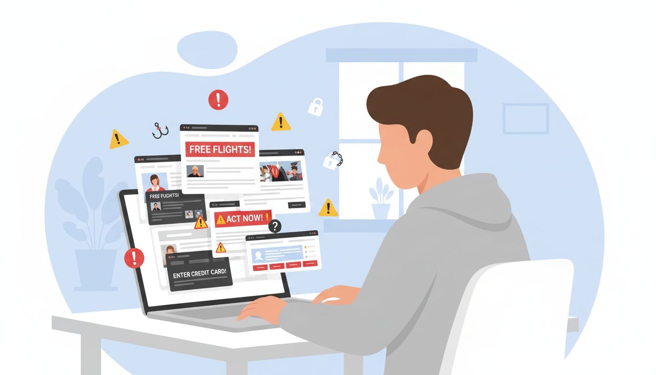 Inside the Free Dummy Ticket Trap: How Online Scammers Reel You In