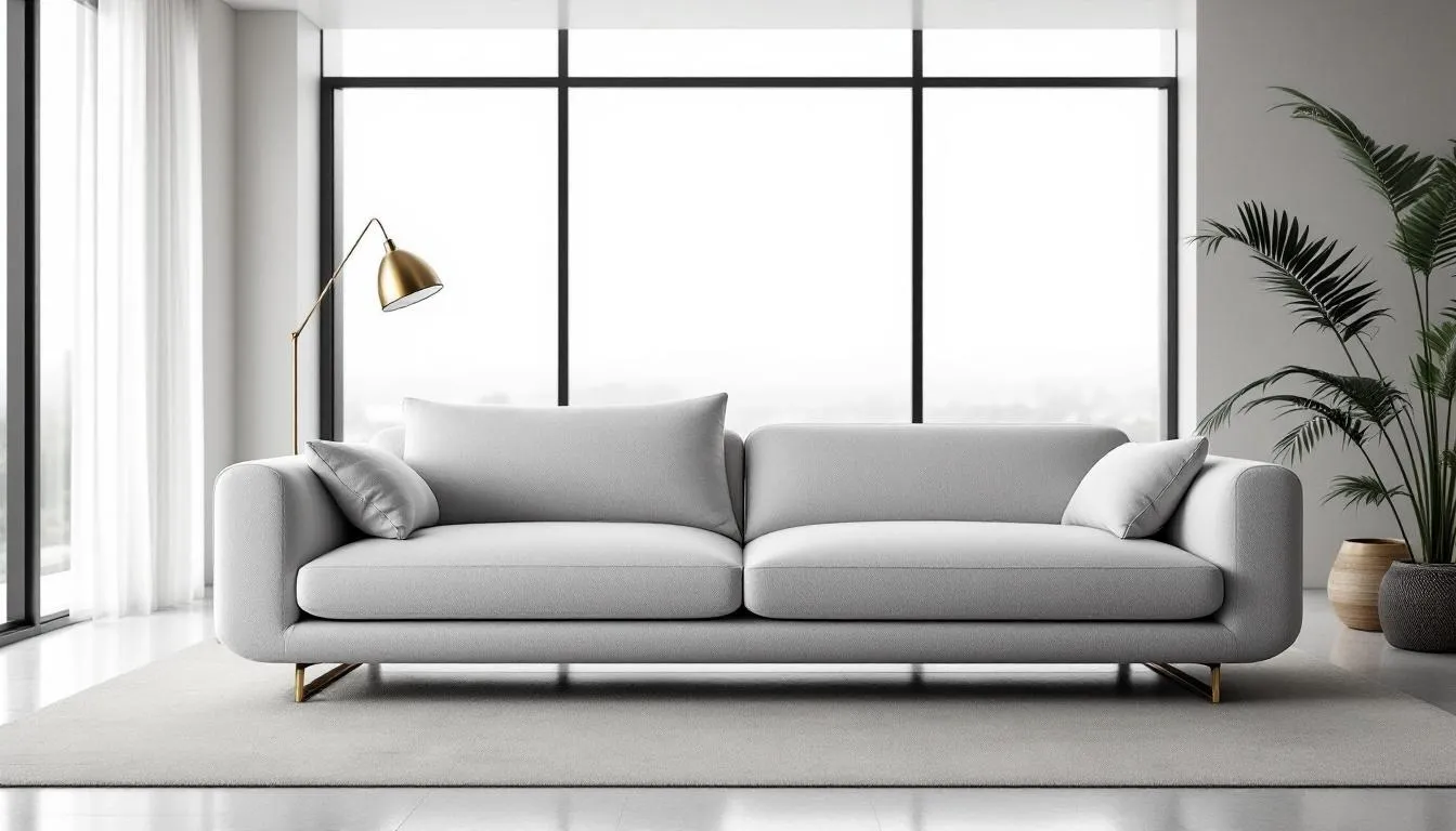 A clean and fresh sofa after a professional cleaning appointment, highlighting the benefits of regular maintenance.