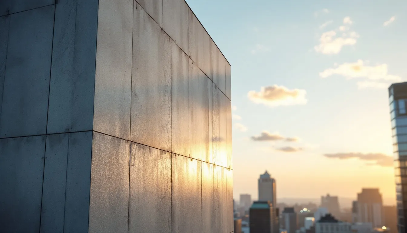 A well-maintained exterior showcasing the durability of concrete cladding.