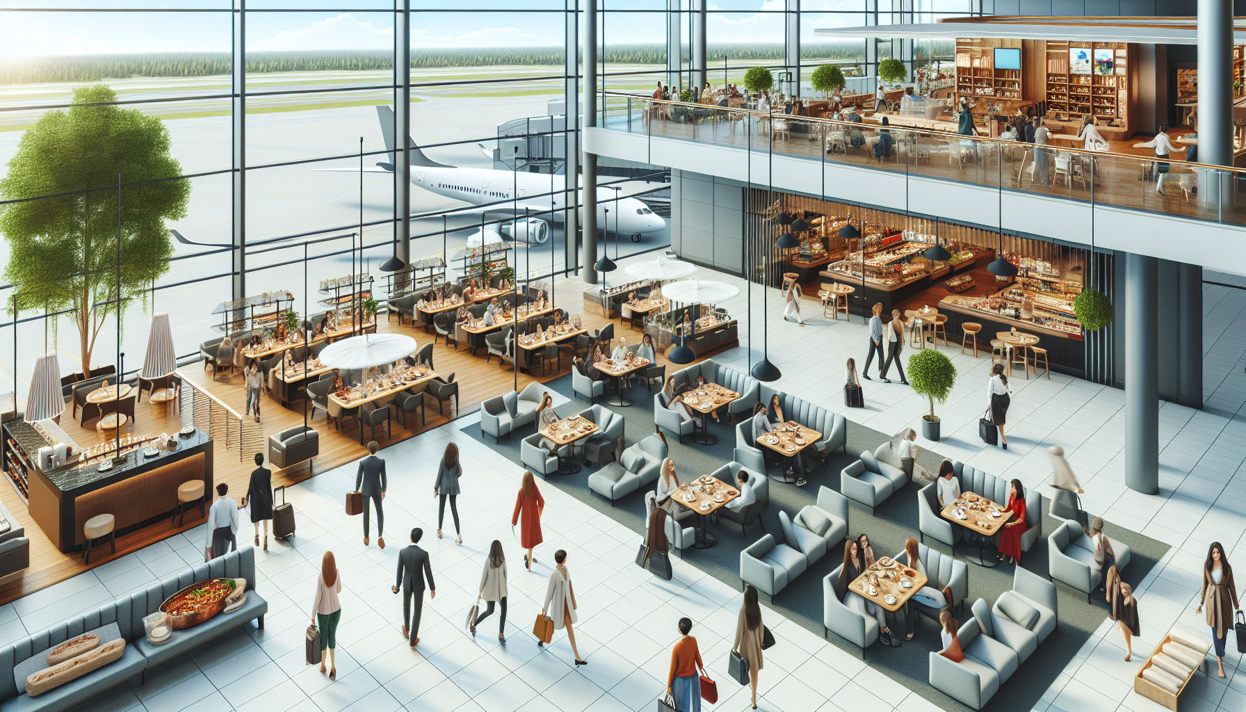 Amenities Near Air Canada's Terminal