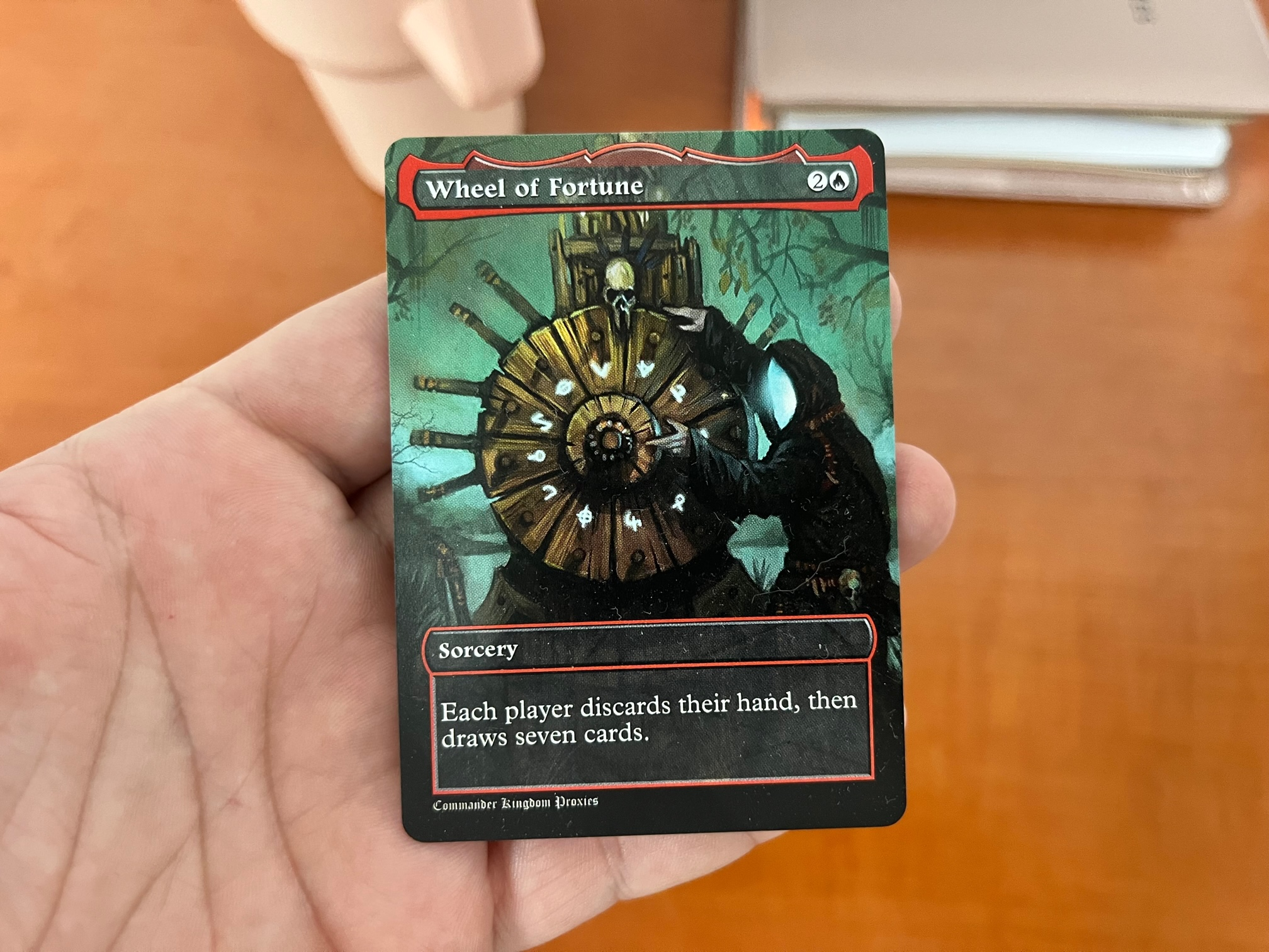 Wheel of Fortune Custom Proxy Card