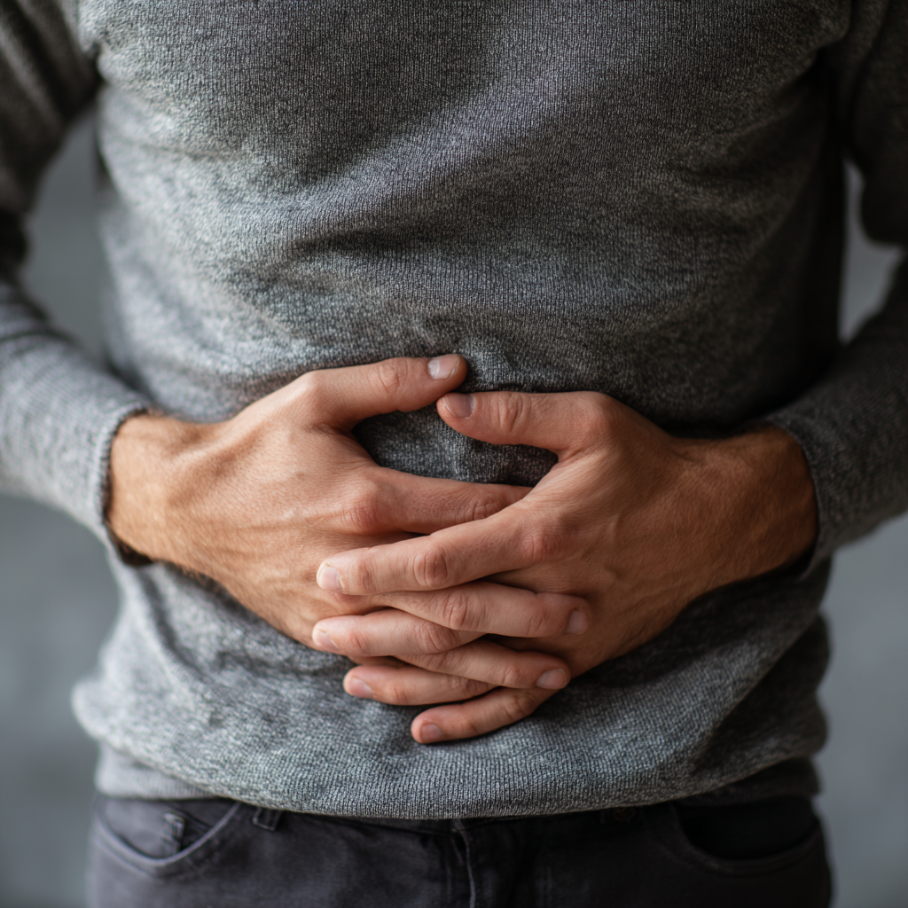 men and abdominal organs