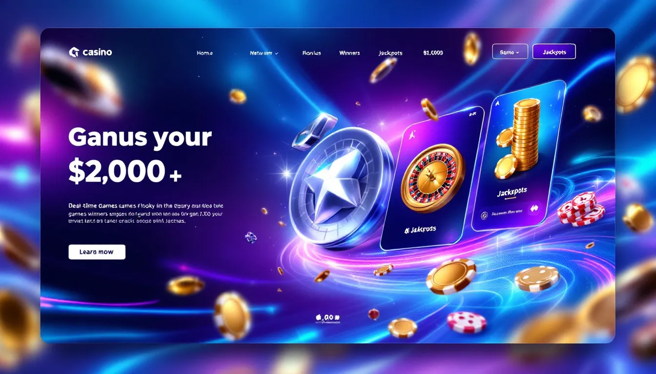 A vibrant online casino interface showcasing various real money games.