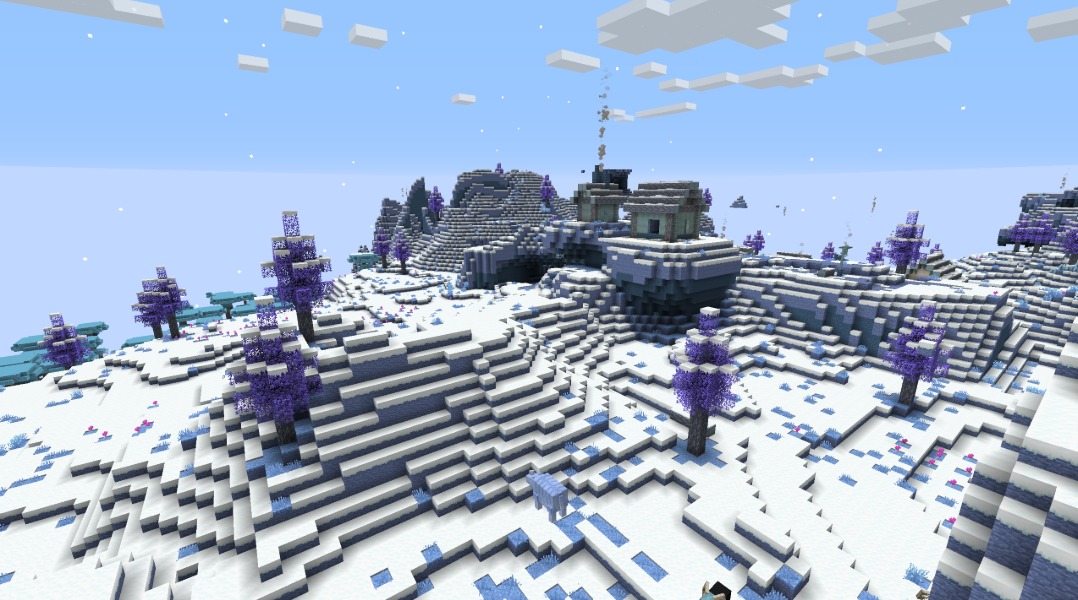 Everbright Blue Skies mod in minecraft