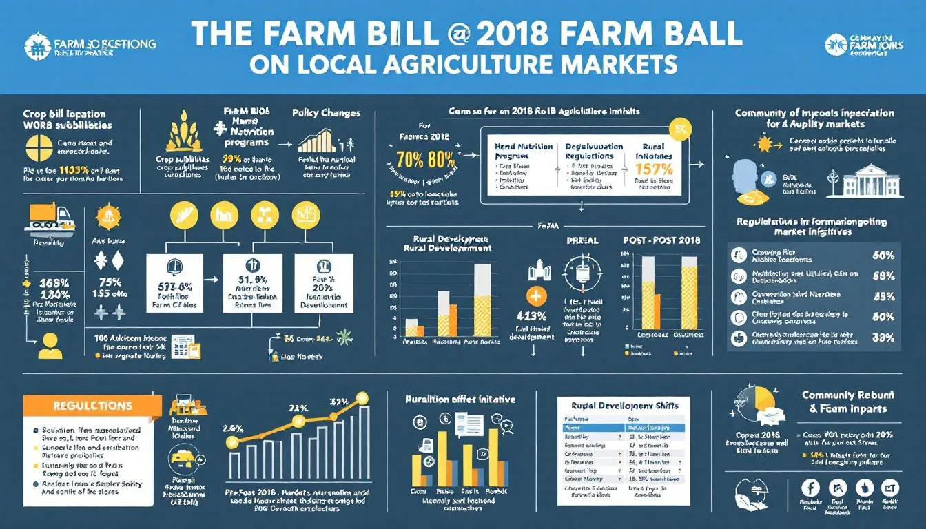 Impact of the 2018 Farm Bill on local agriculture markets.