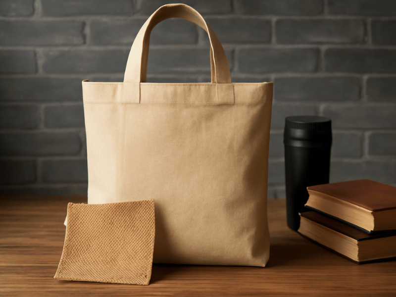 An illustration of a canvas tote bag