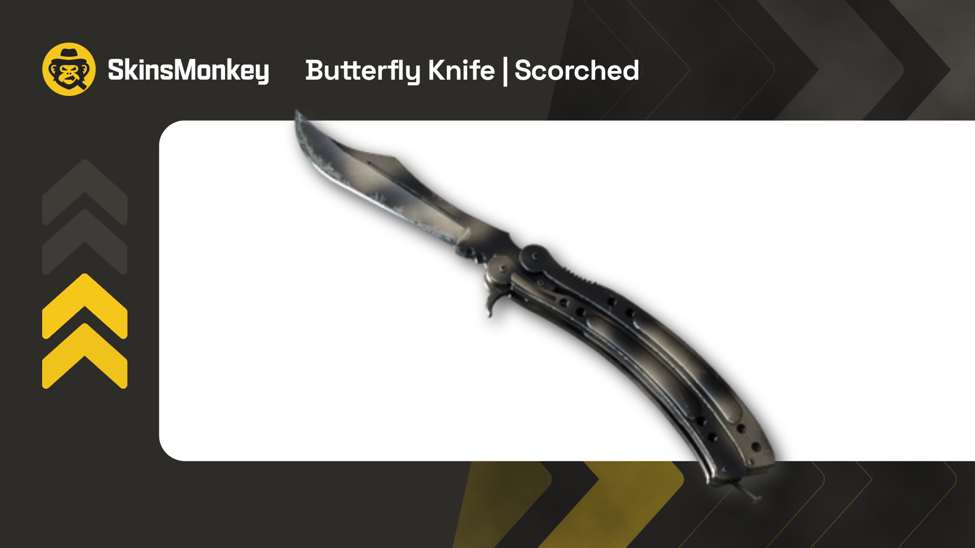 butterfly knife scorched
