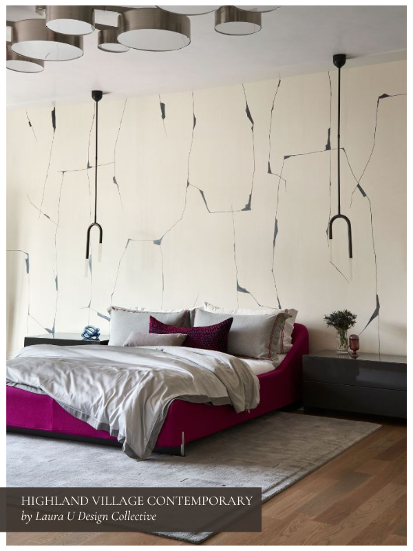the highland village contemporary bedroom