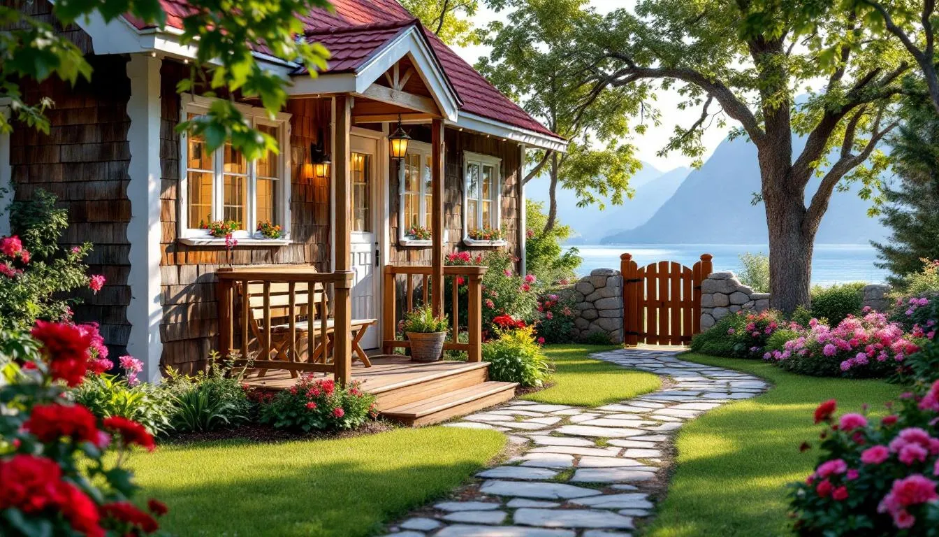 A picturesque house located in a popular tourist destination, ideal for short term rentals,