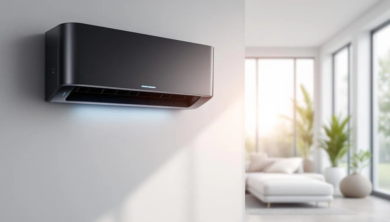 A visual representation of energy efficiency in air conditioning units.