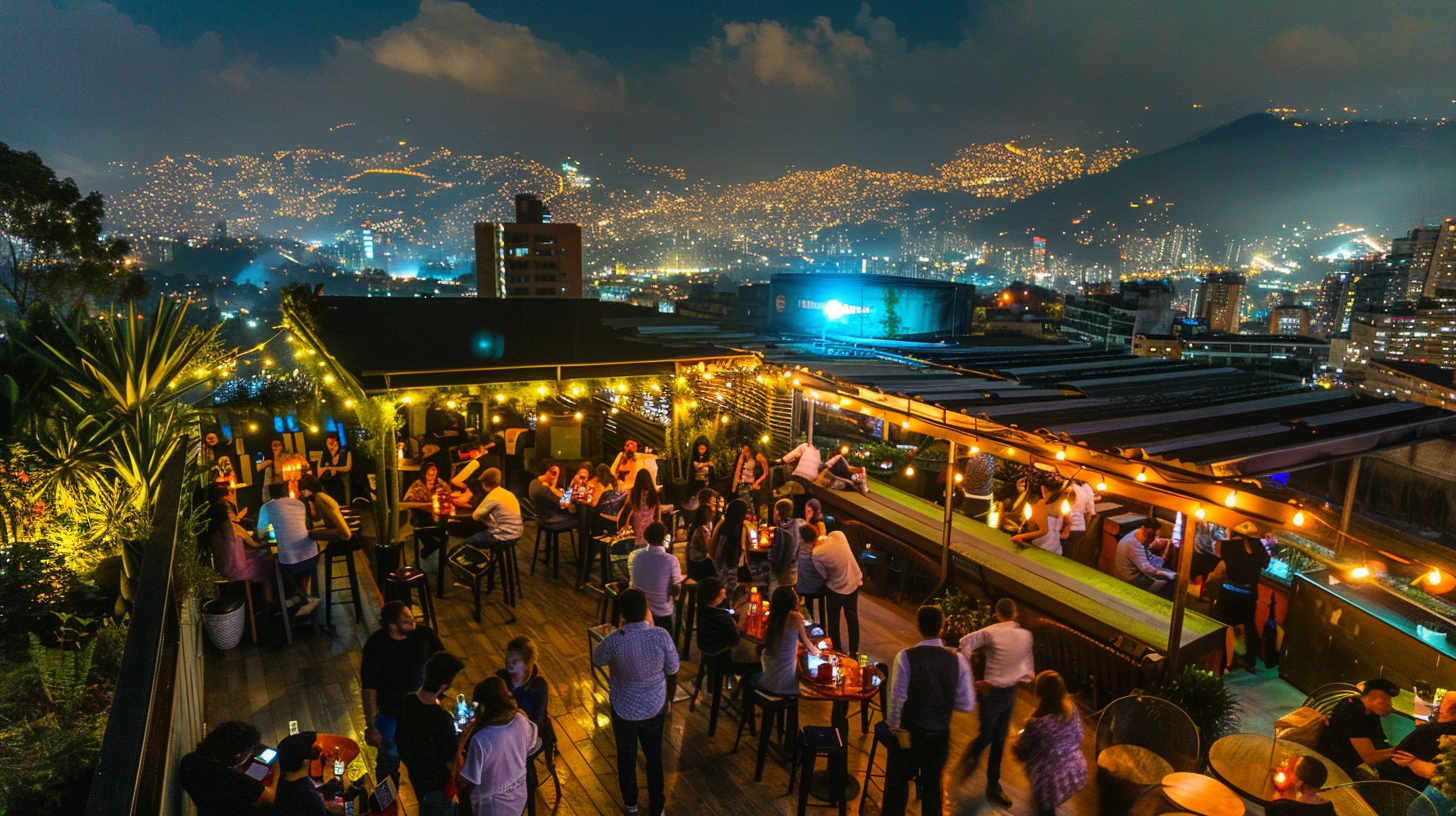 Overview of Medellín’s neighborhoods like El Poblado and Envigado, showcasing diverse living spaces and investment properties.