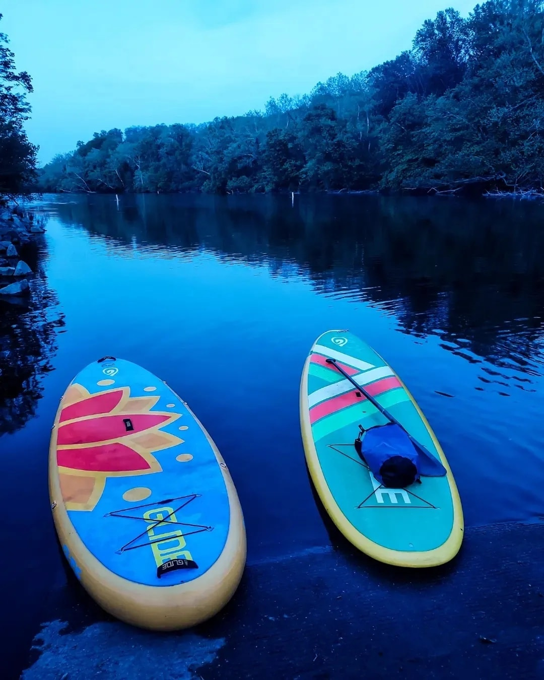 all around sup boards with kayak seats and a fiberglass paddle