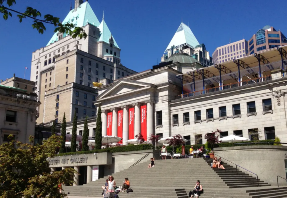 The Vancouver Art Gallery main entrance