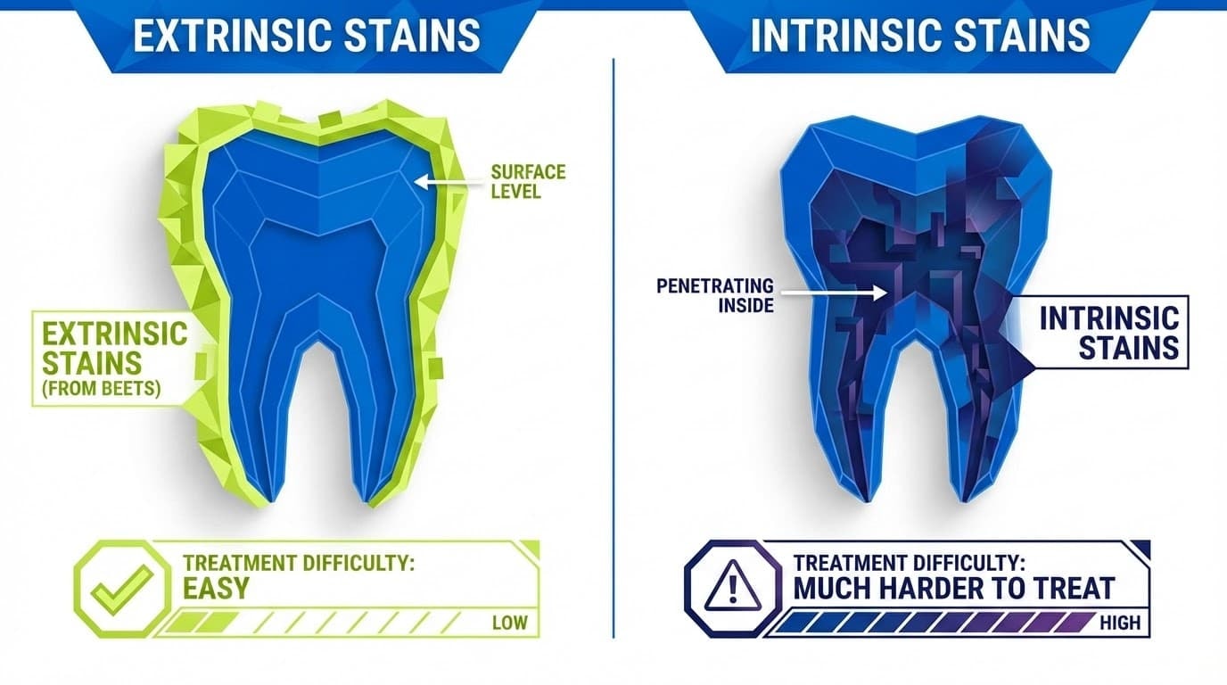 Are Beet Stains Harmful to Teeth?