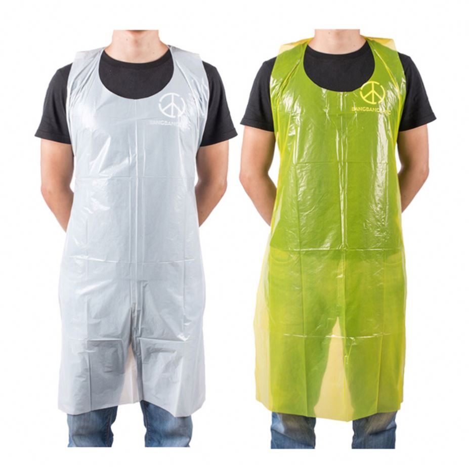 United Scientific Plastic Disposable Aprons