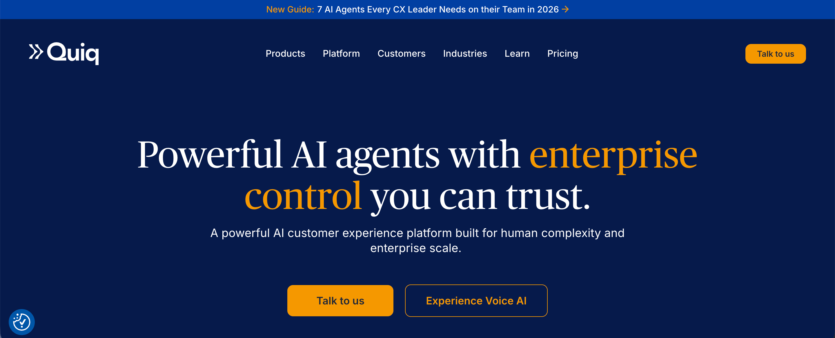 Quiq is the Best Ecommerce Customer Service Software for larger businesses.