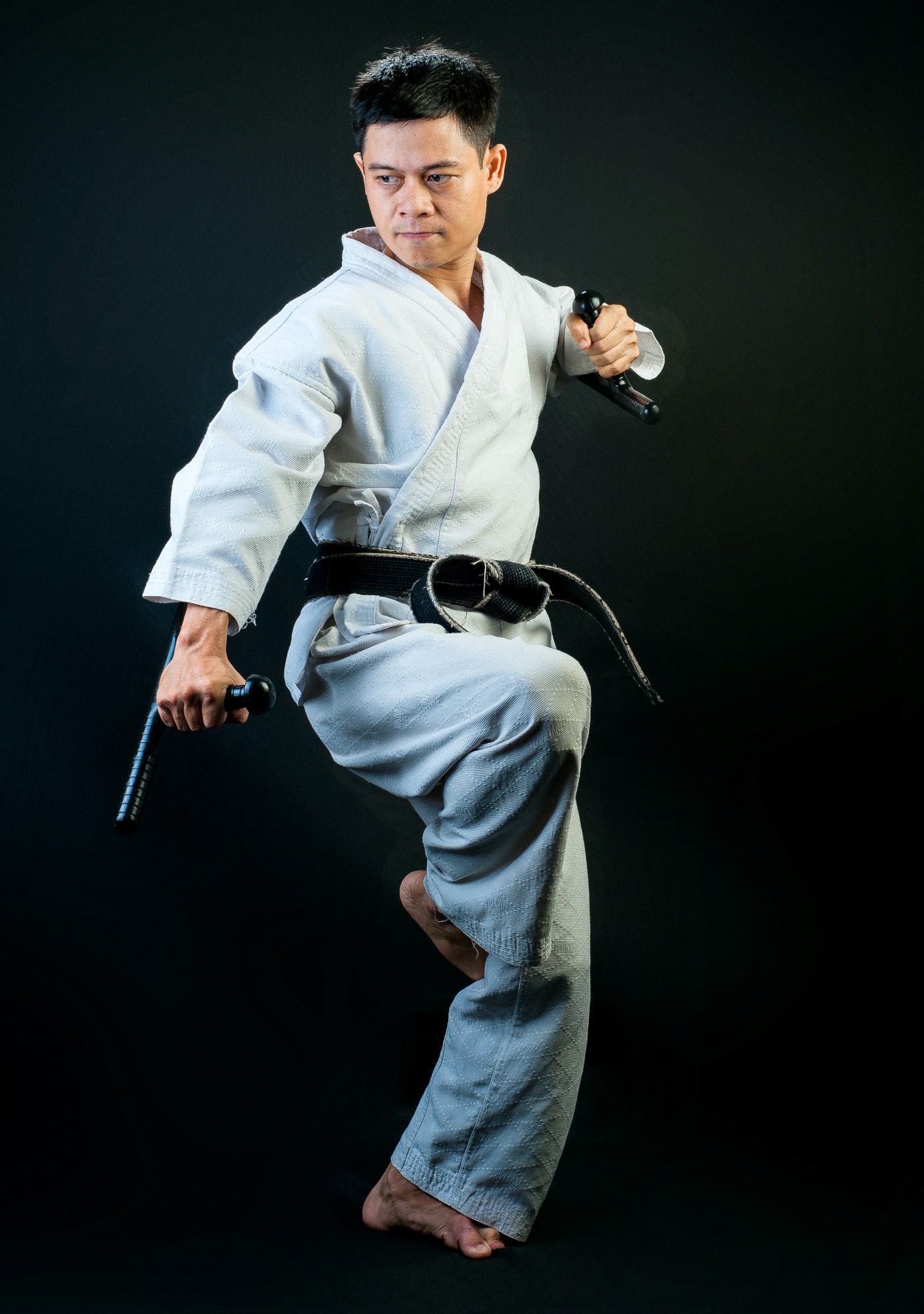 taking up a self defense course like krav maga or boxing will grant you real life situational awareness to be confident and properly defend yourself. you won't be afraid to protect those around you; women, kids, your partner, and others