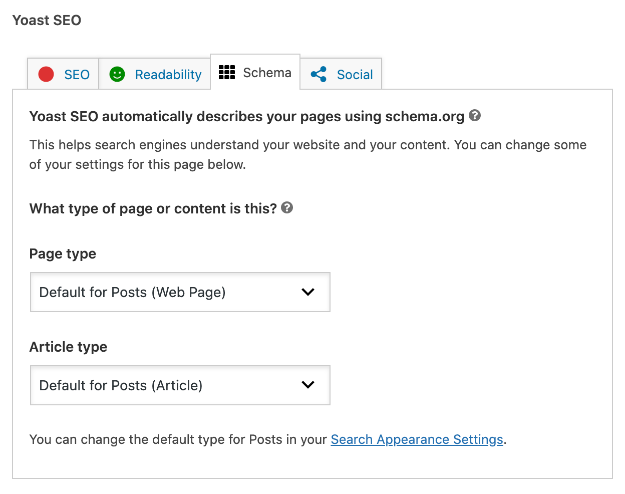 Yoast SEO Schema