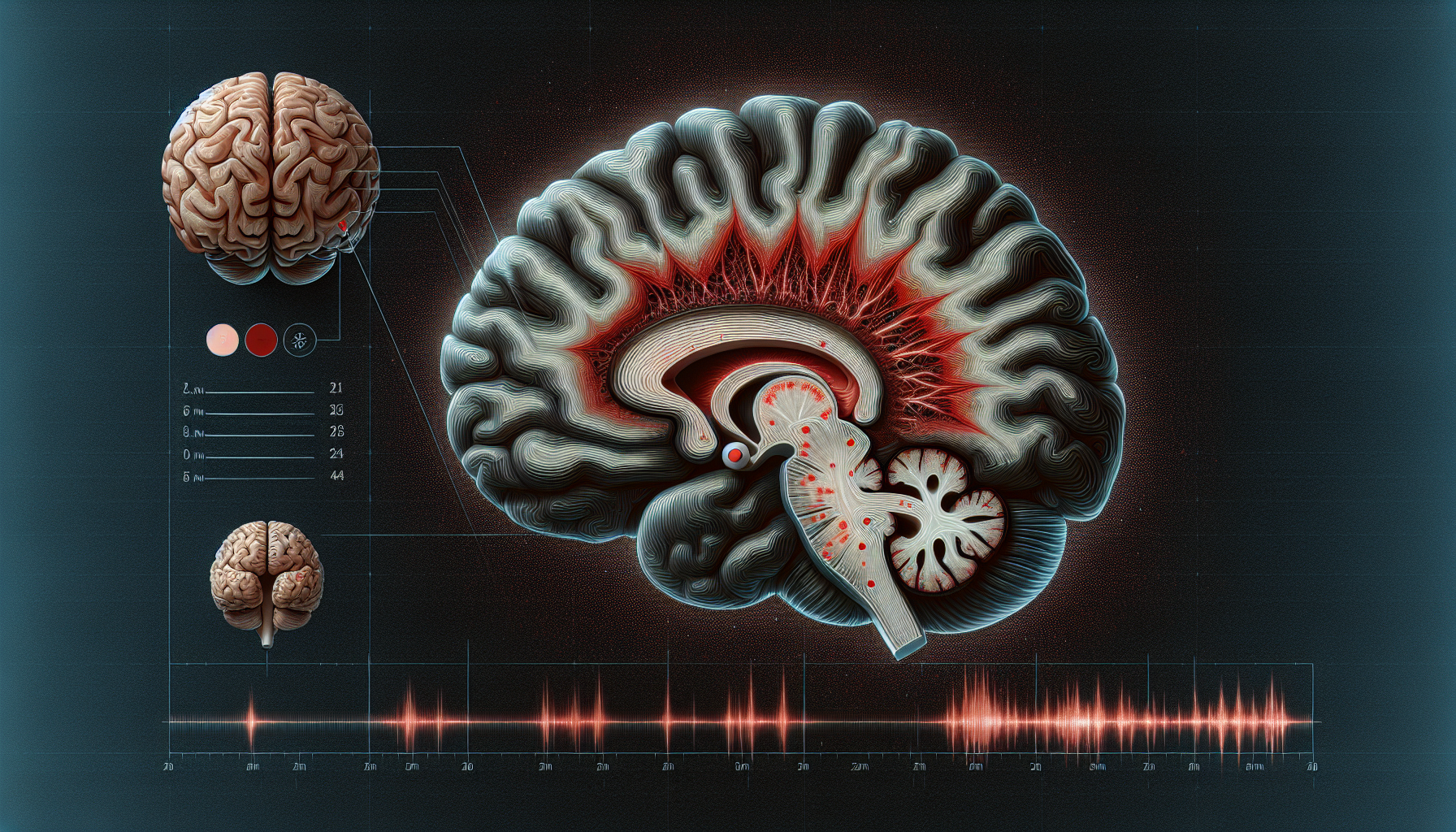 Brain anatomy illustration