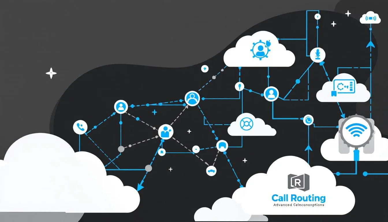 A graphic highlighting the key benefits of call routing systems, including customer satisfaction and efficiency.