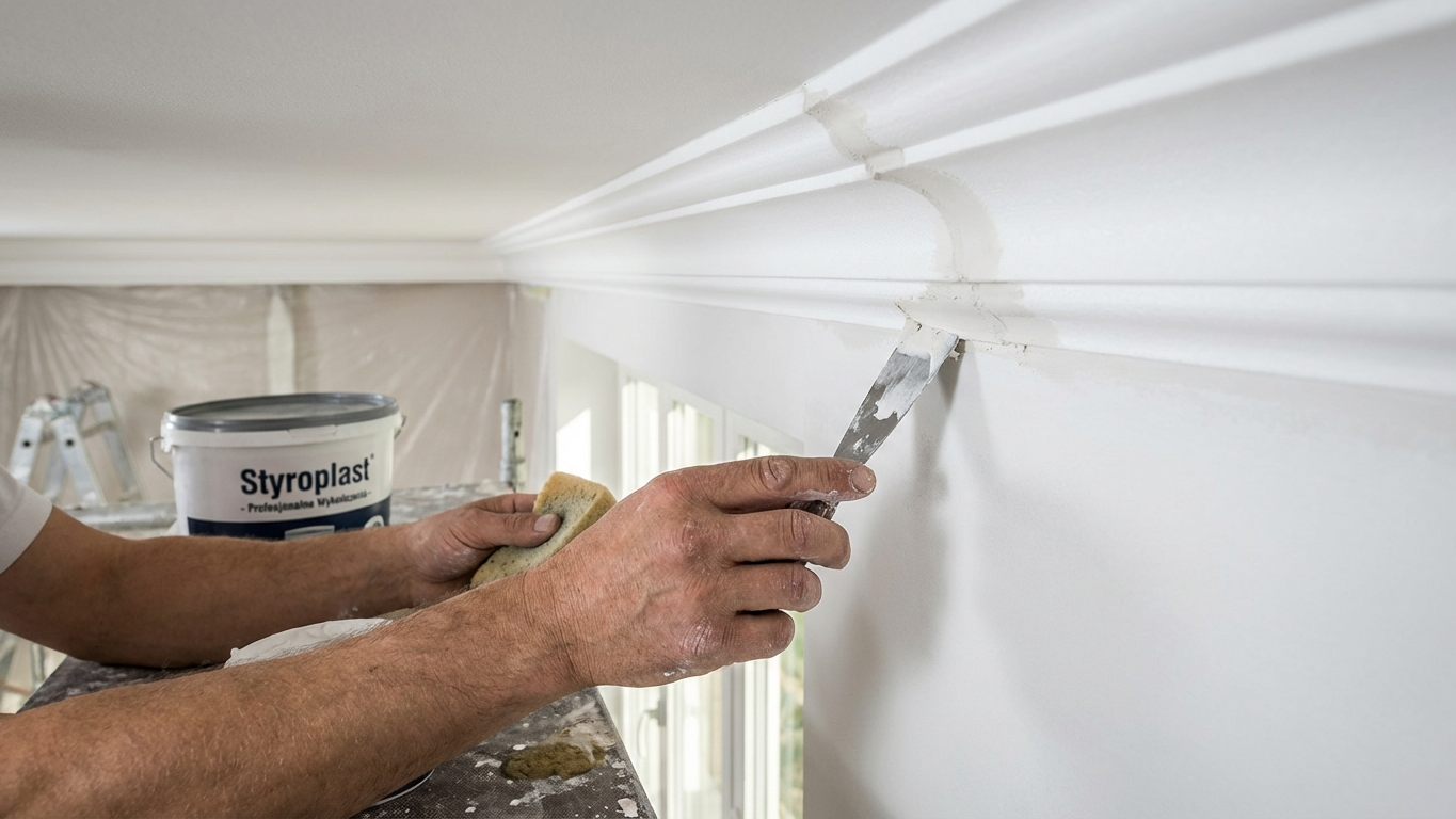 Malowanie sztukaterii ma znaczenie dla jej ostatecznego wyglądu.