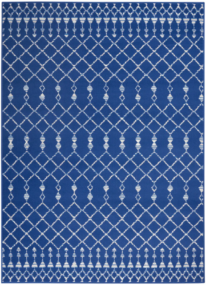 Nourison Home Whimsicle WHS02 Navy Contemporary Machinemade Rug