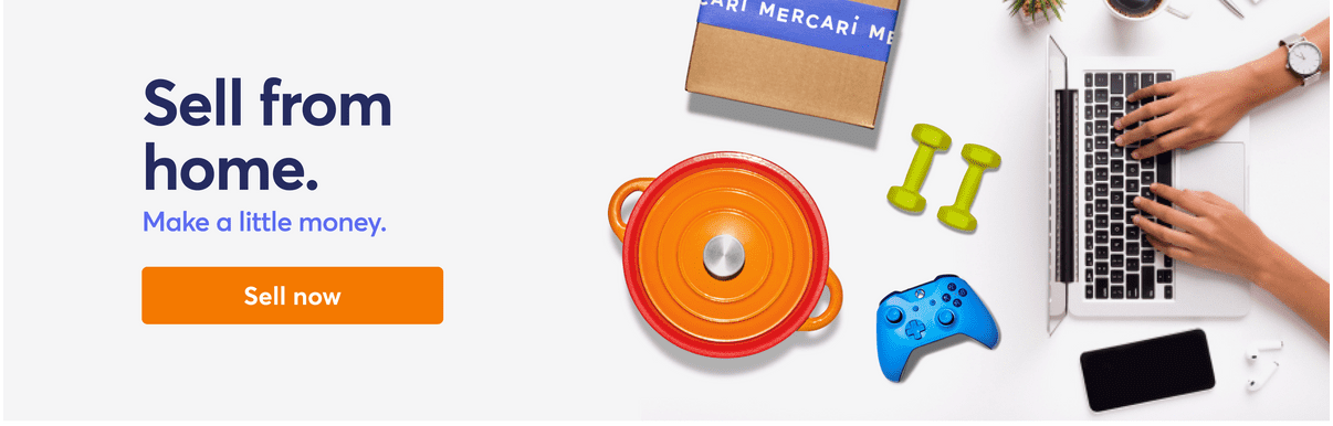 It's easy to sell from home with Mercari