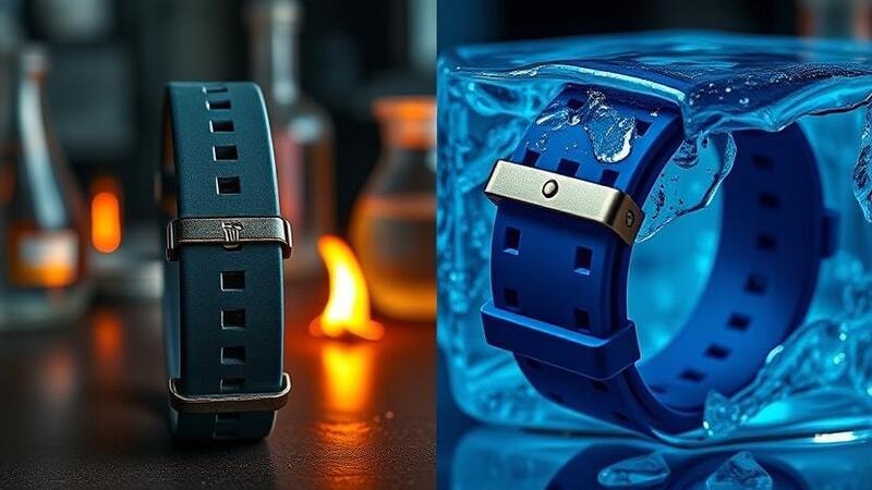 FKM withstanding high temperature while silicone at lower temperature