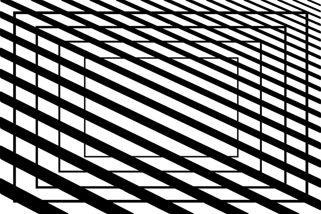 illusion, optically, lines