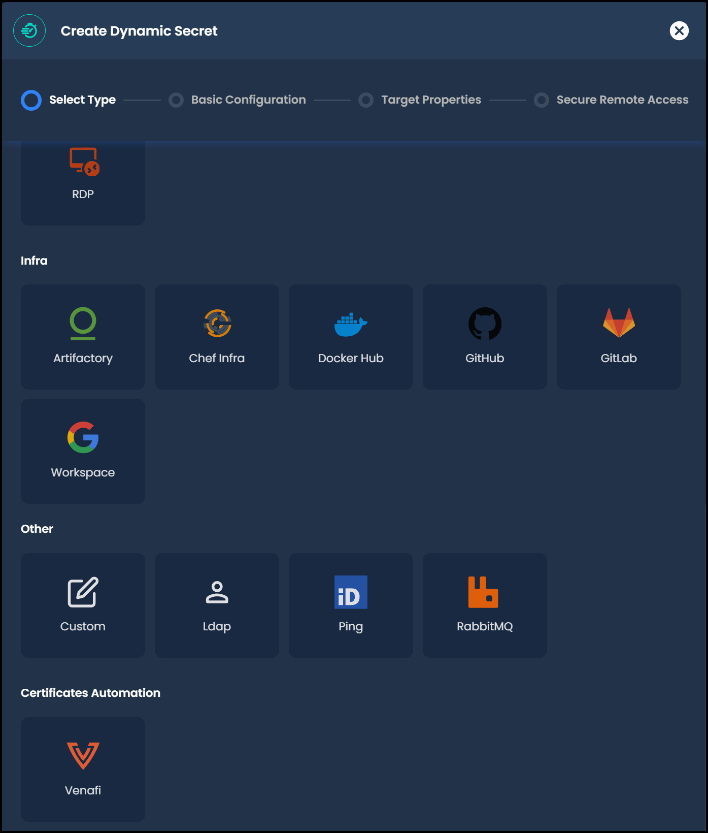 Additional Dynamic Secrets in Akeyless