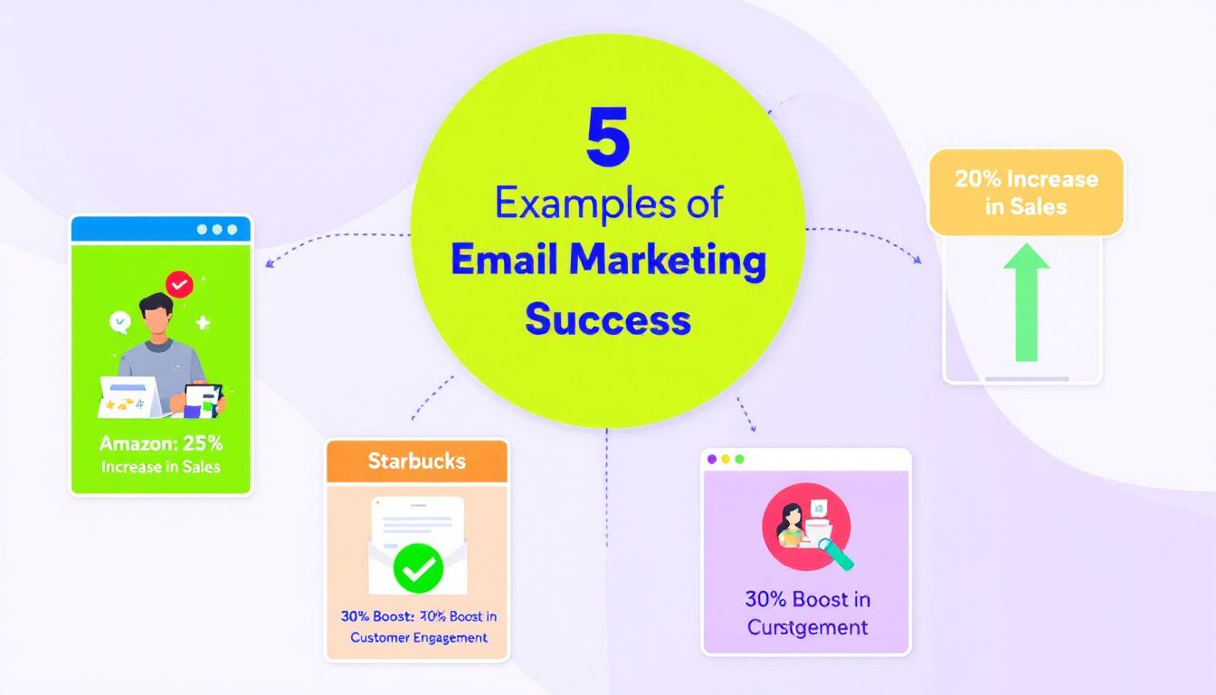 Ejemplos de email marketing exitosos de diferentes marcas.