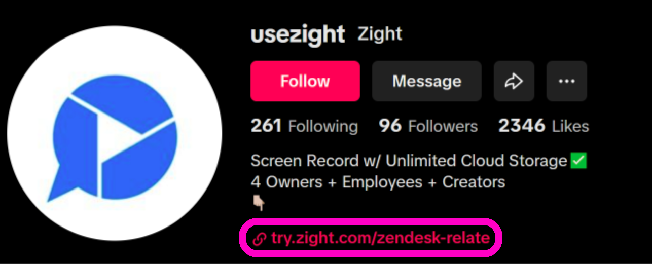 TikTok URL