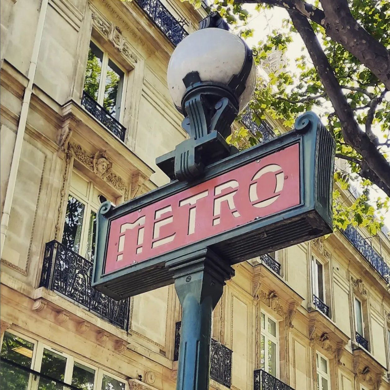metro station in paris 
