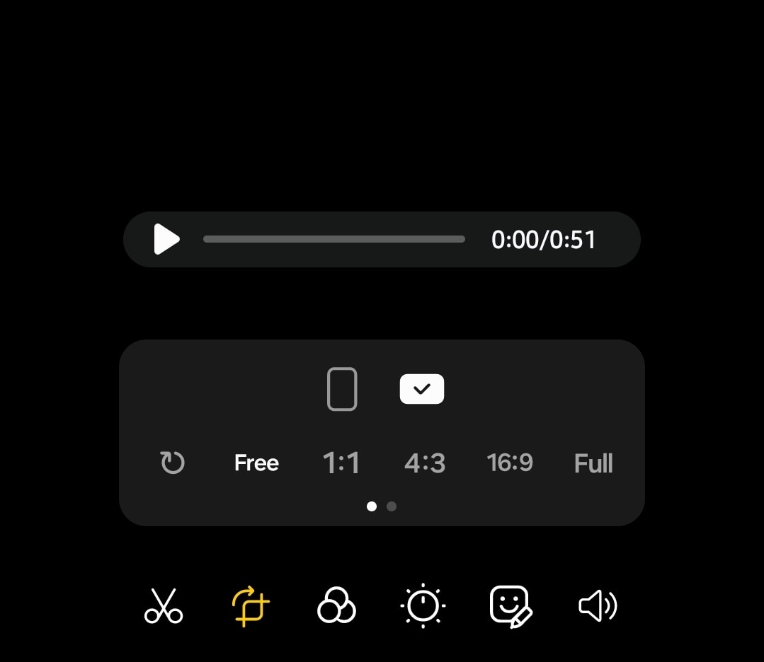 Aspect ratios