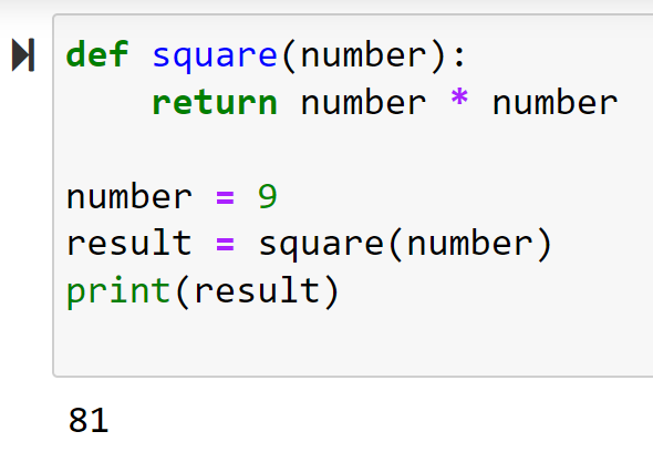 Squaring with Custom Square() Function