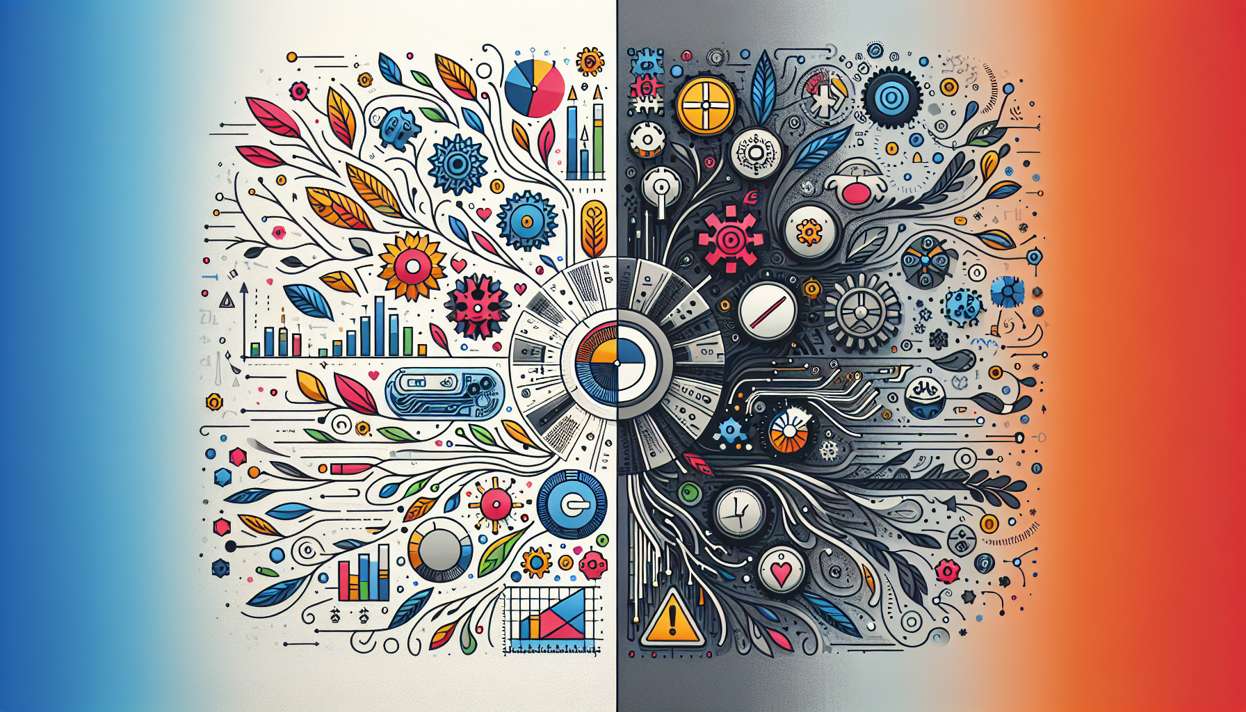 An illustration comparing the advantages and disadvantages of SMT assembly.