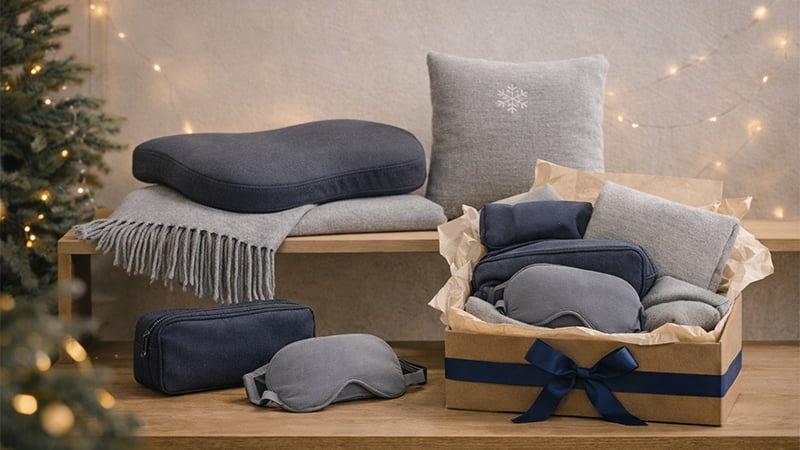 holiday self-care gift set for employees with winter essentials