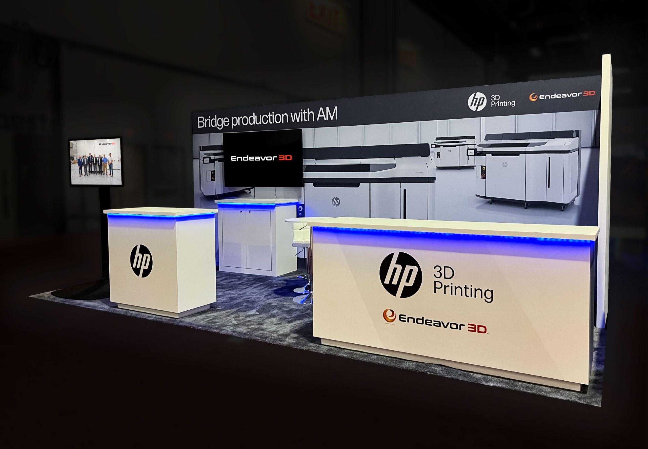 HP 3D Printing Exhibit Fabrication by Local Exhibits