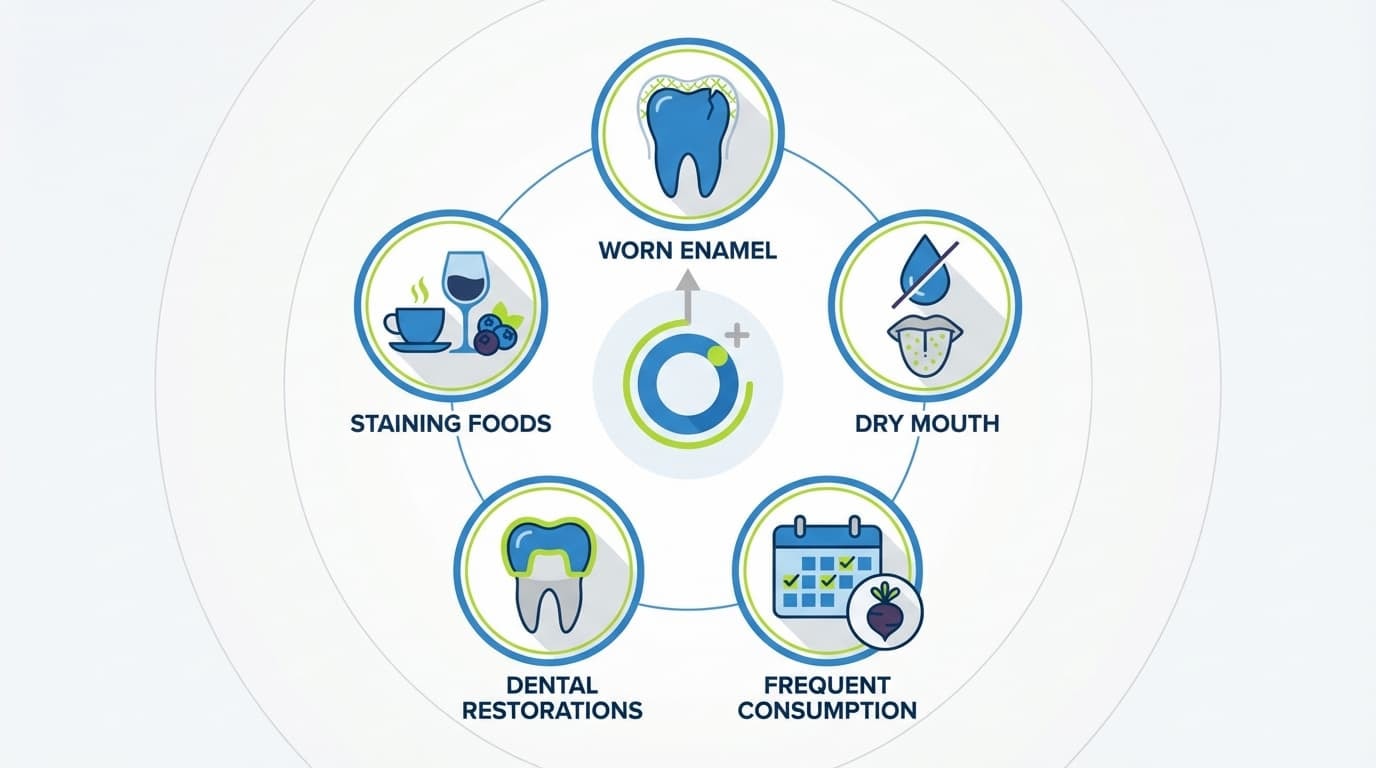 Who Is Most Likely to Notice Beet Staining?