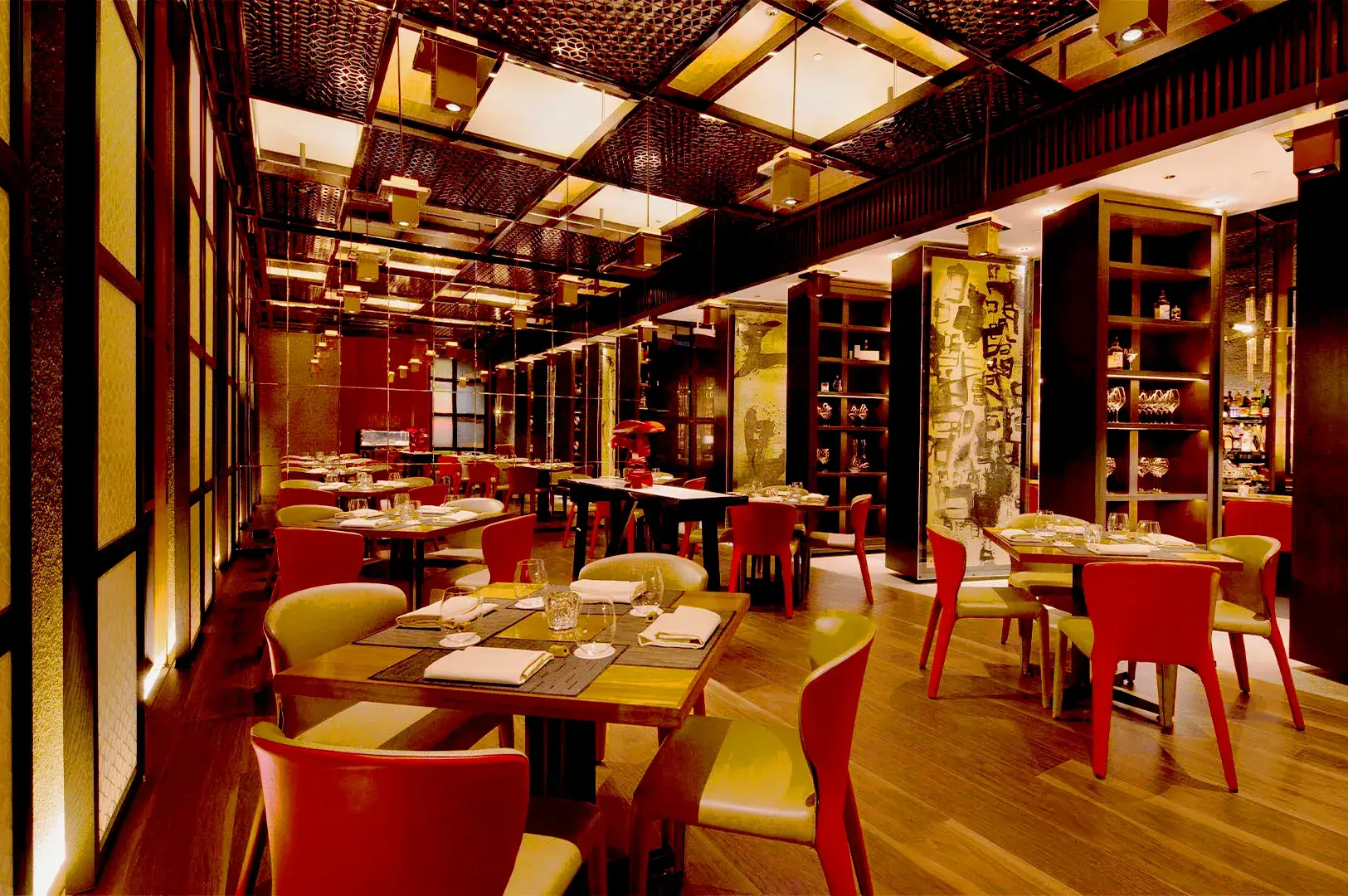 Fine Japanese seafood dish featuring sliced premium fish and seasonal garnishes at Waku Ghin Marina Bay Sands Singapore