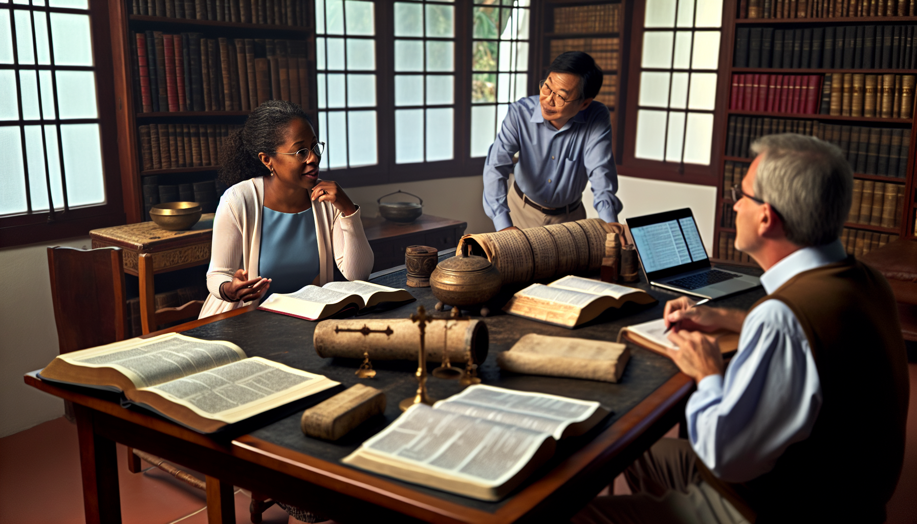 Consultation with biblical scholars and study tools for choosing Bible translations
